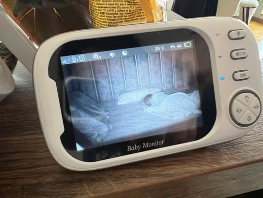Baby Monitor HD 720p con Audio Bidirezionale e Schermo 3.5”