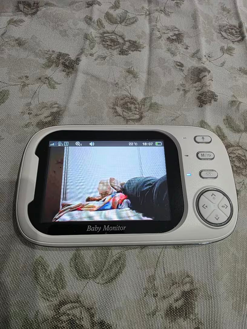 Baby Monitor HD 720p con Audio Bidirezionale e Schermo 3.5”