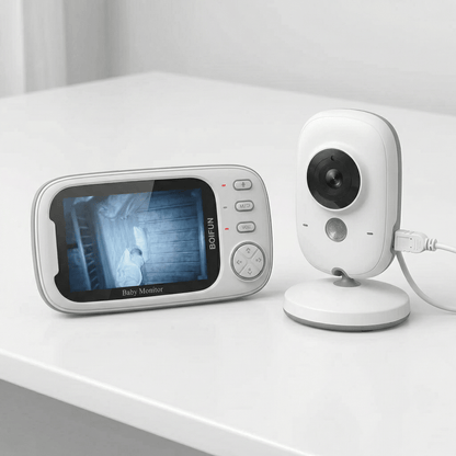 Baby Monitor HD 720p con Audio Bidirezionale e Schermo 3.5”