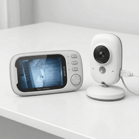 Baby Monitor HD 720p con Audio Bidirezionale e Schermo 3.5”