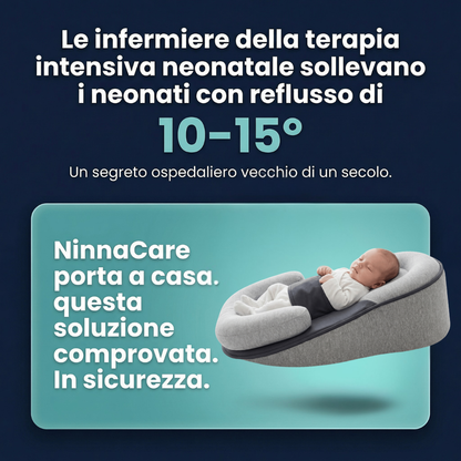 NinnaCare™ – Contro reflusso, coliche e per un sonno migliore