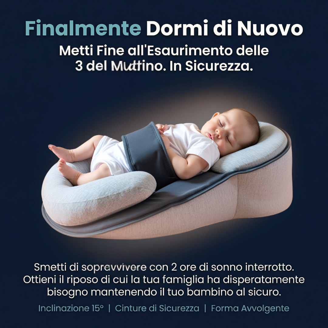 NinnaCare™ – Contro reflusso, coliche e per un sonno migliore