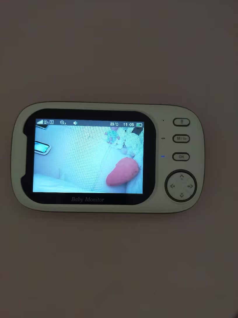 Baby Monitor HD 720p con Audio Bidirezionale e Schermo 3.5”